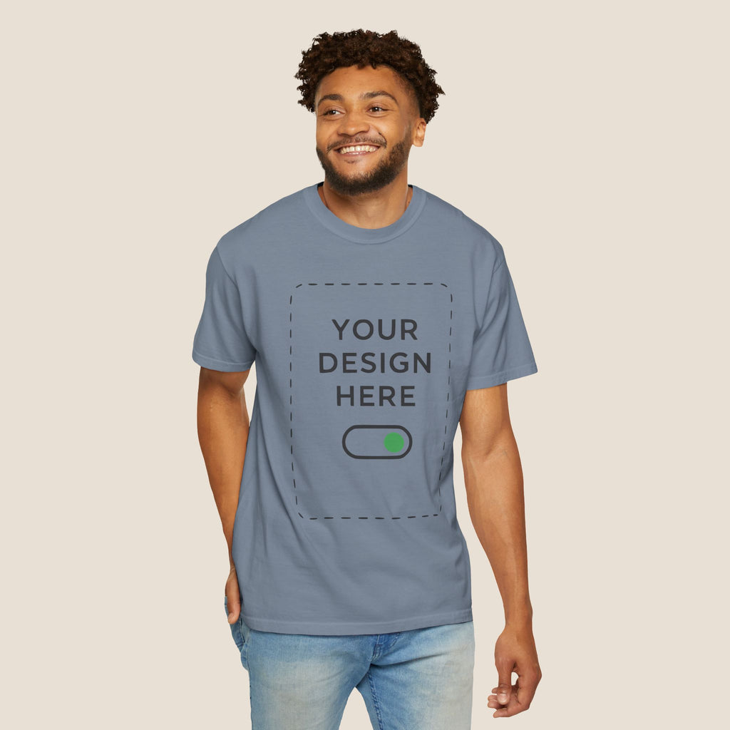Custom Garment-Dyed T-Shirt — Your Design Here