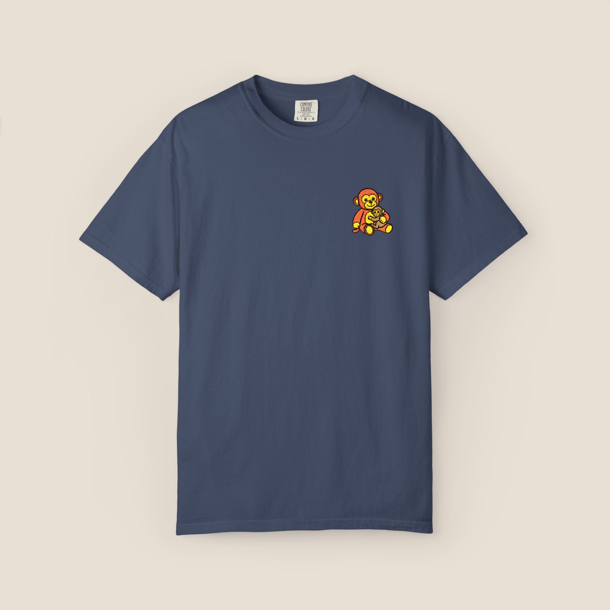 Embroidered Punch Monkey Shirt | Heavyweight T-Shirt