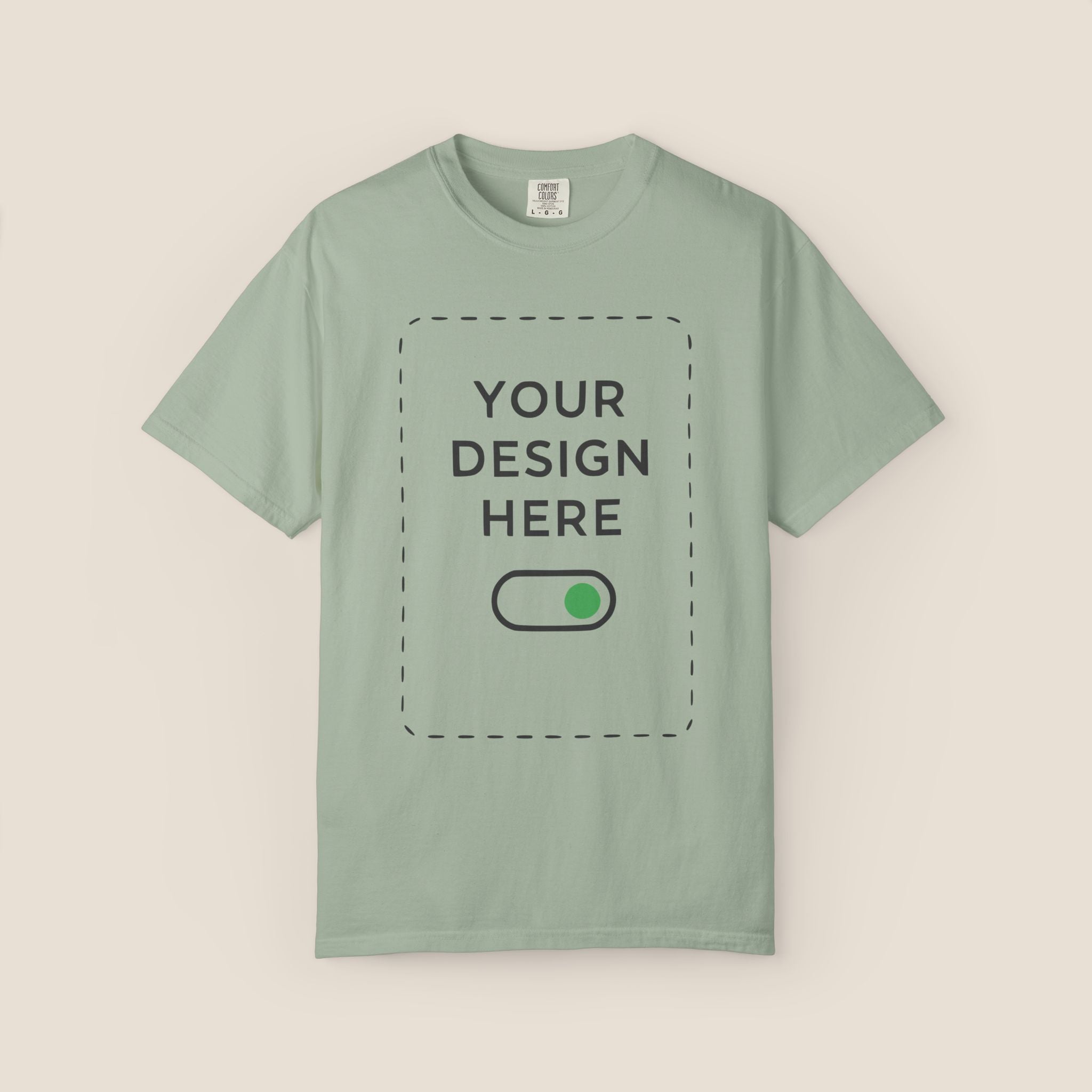 Custom Garment-Dyed T-Shirt — Your Design Here