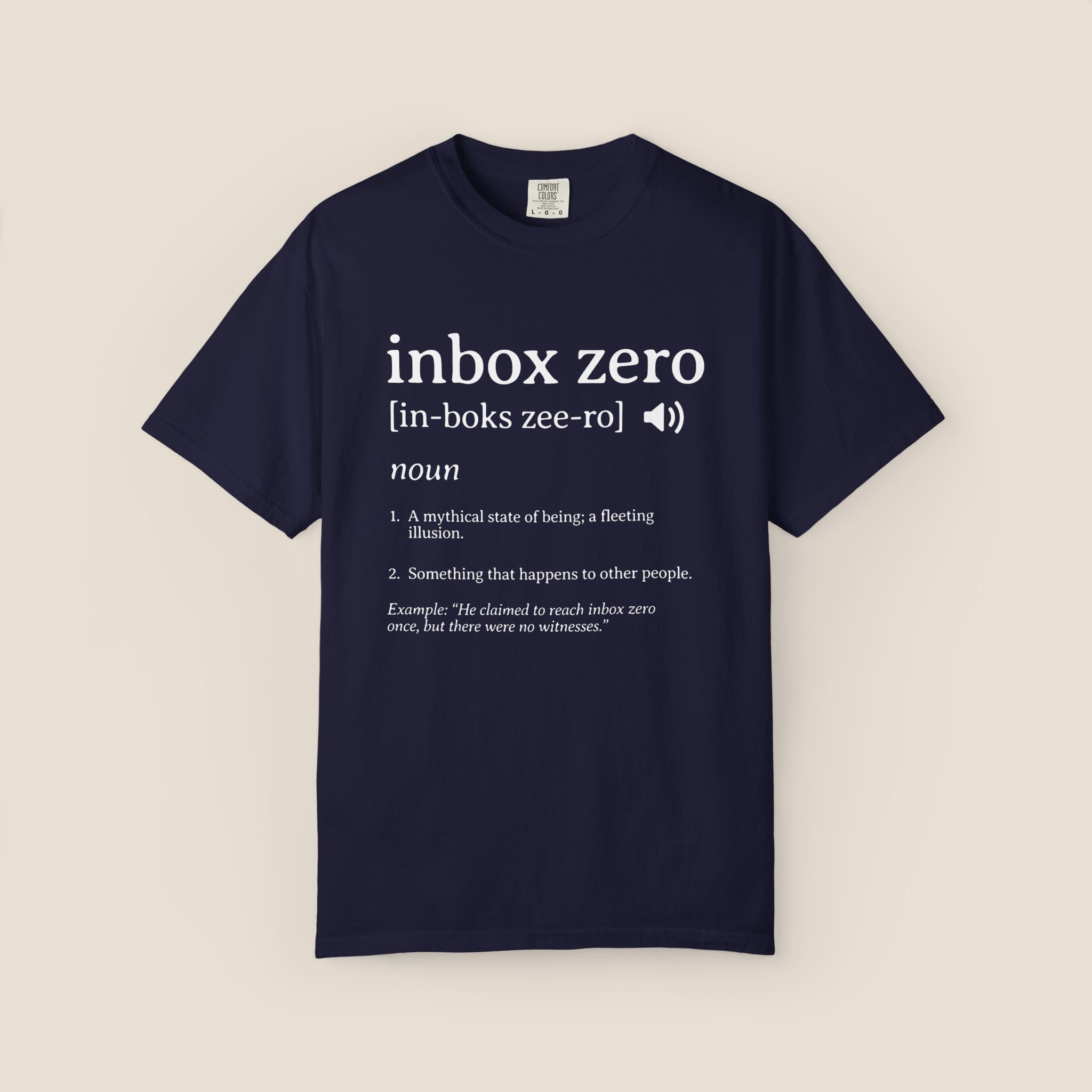 Inbox Zero Definition Shirt | Funny Office Humor Tee