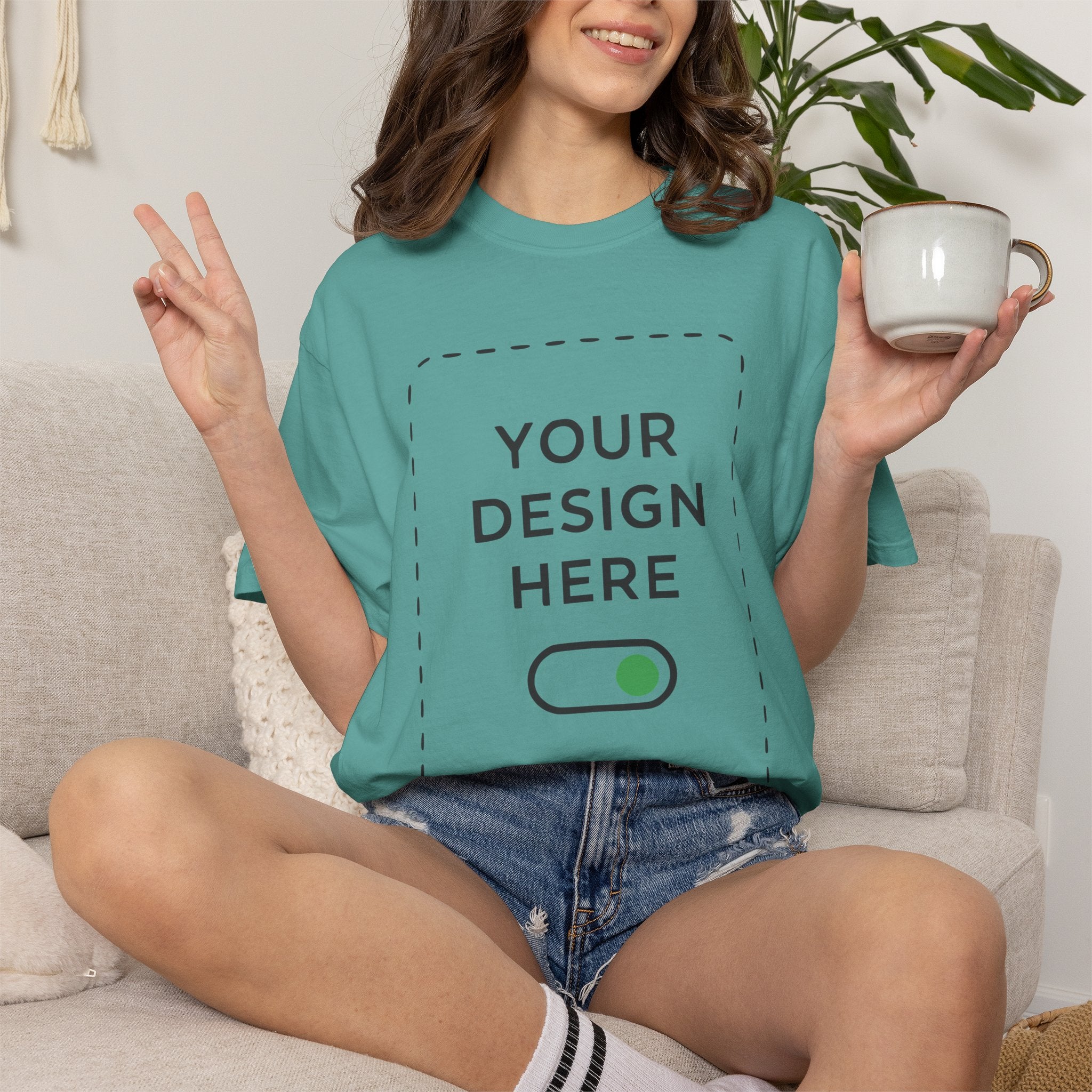 Custom Garment-Dyed T-Shirt — Your Design Here