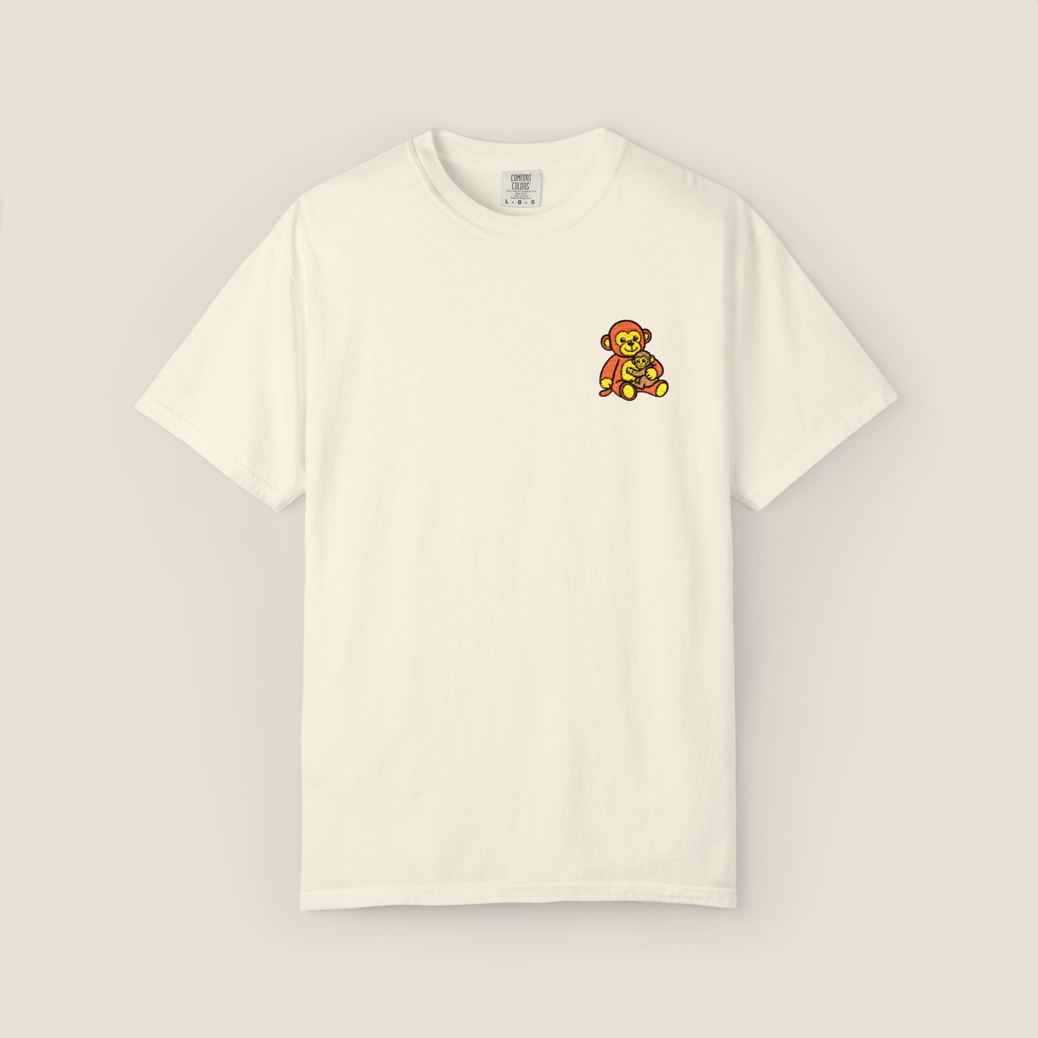 Embroidered Punch Monkey Shirt | Heavyweight T-Shirt