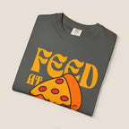 Retro Pizza Shirt Feed At Will | Funny Foodie Gift for a Foodie