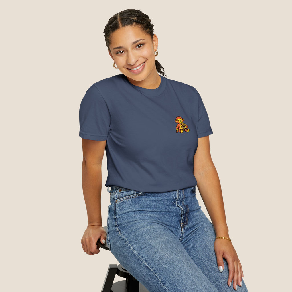 Embroidered Punch Monkey Shirt | Heavyweight T-Shirt