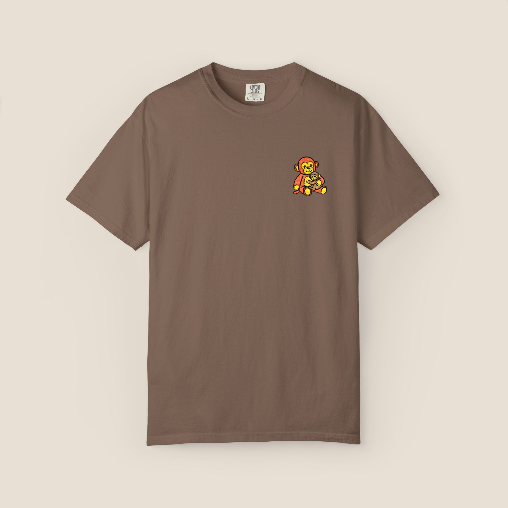 Embroidered Punch Monkey Shirt | Heavyweight T-Shirt
