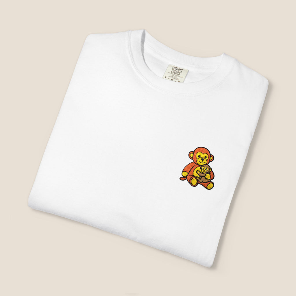 Embroidered Punch Monkey Shirt | Heavyweight T-Shirt