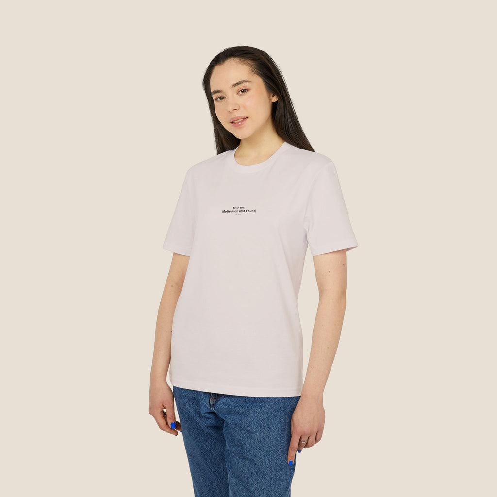 The "Error 404" Organic Tee | Minimalist Office Humor