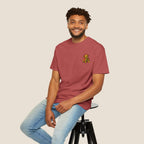 Embroidered Punch Monkey Shirt | Heavyweight T-Shirt