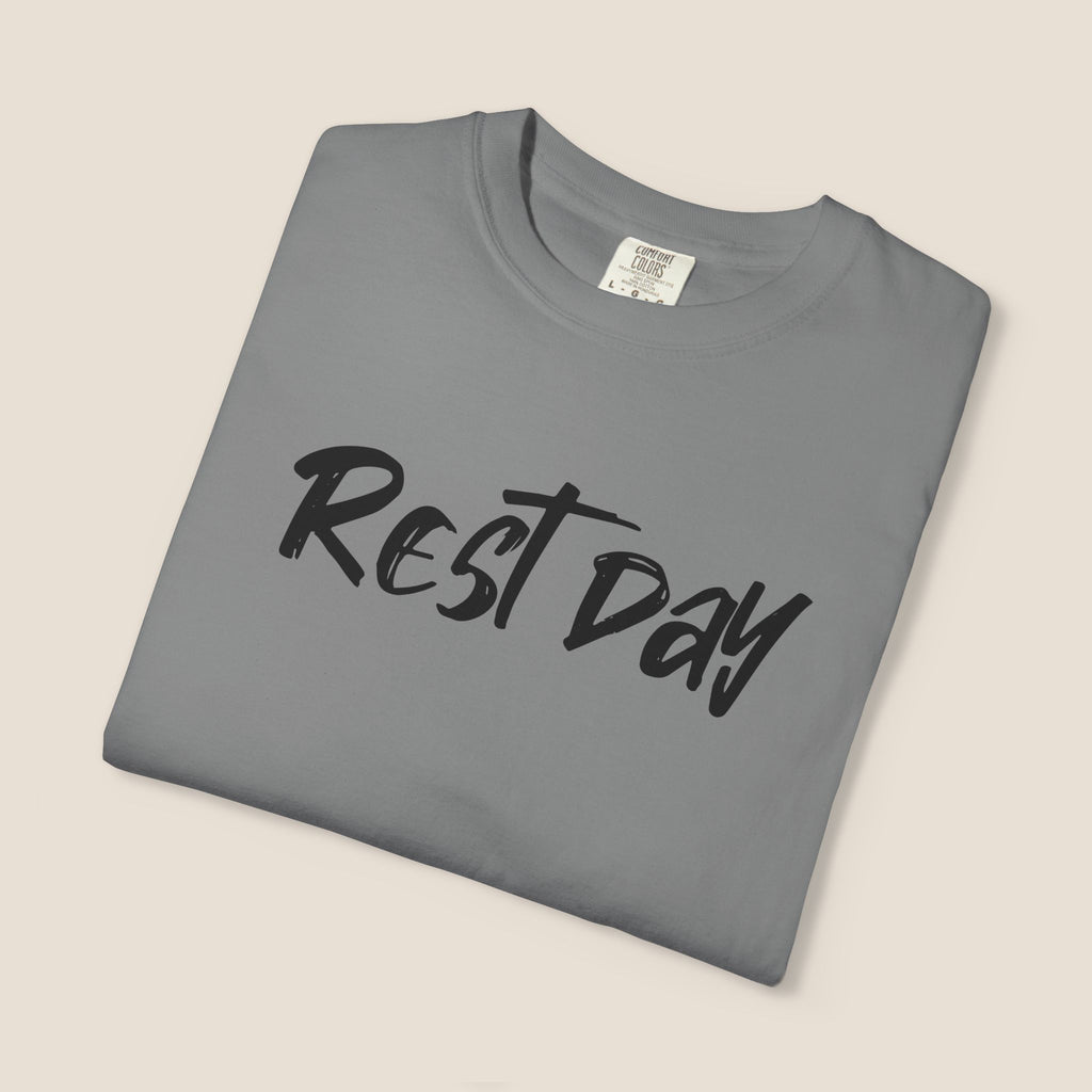 REST DAY T-Shirt | Gym Recovery Tee | Lazy Sunday Shirt