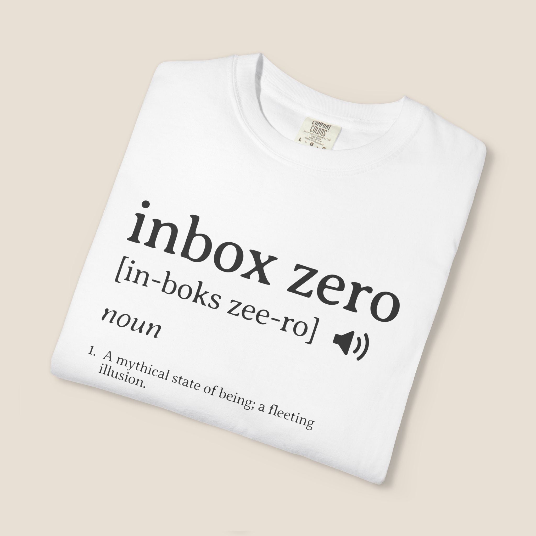 Inbox Zero Definition Shirt | Funny Office Humor Tee