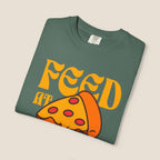 Retro Pizza Shirt Feed At Will | Funny Foodie Gift for a Foodie