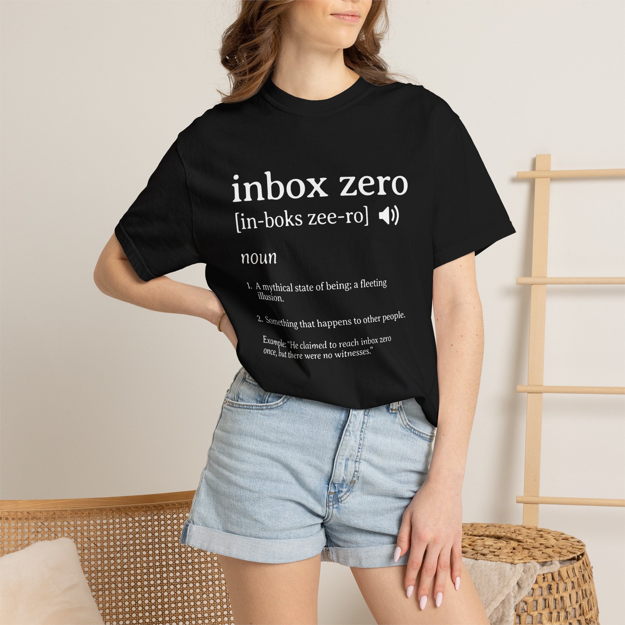 Inbox Zero Definition Shirt | Funny Office Humor Tee