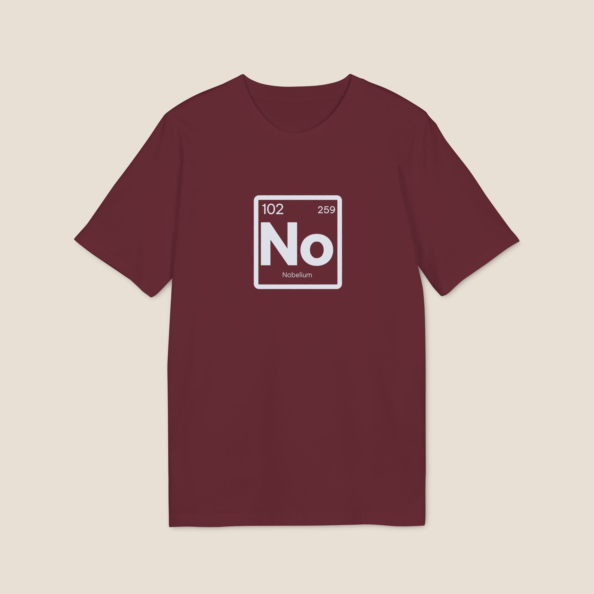 No Element Tee | Periodic Table Style Graphic T-Shirt | Funny Science Teacher Tee | Sarcastic Introvert Gift