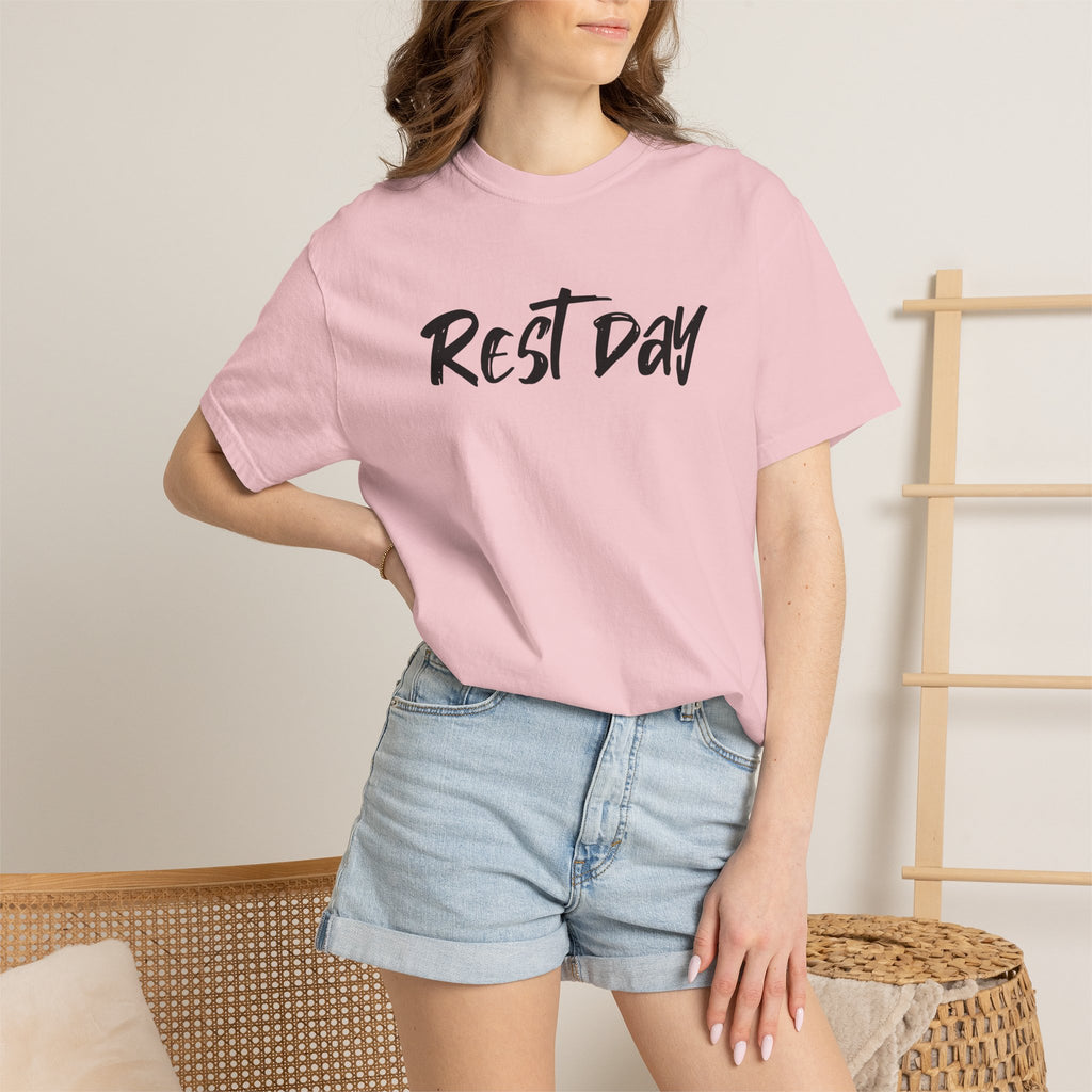 REST DAY T-Shirt | Gym Recovery Tee | Lazy Sunday Shirt