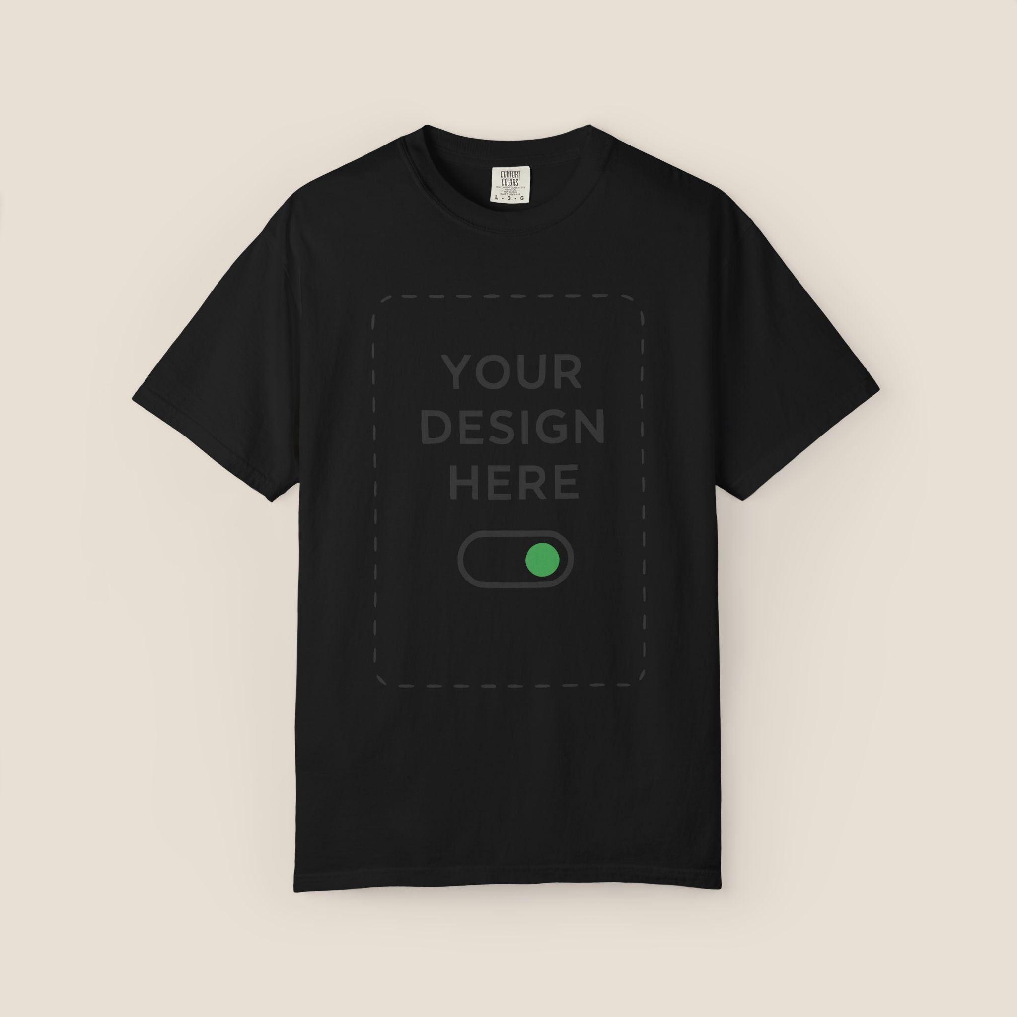 Custom Garment-Dyed T-Shirt — Your Design Here