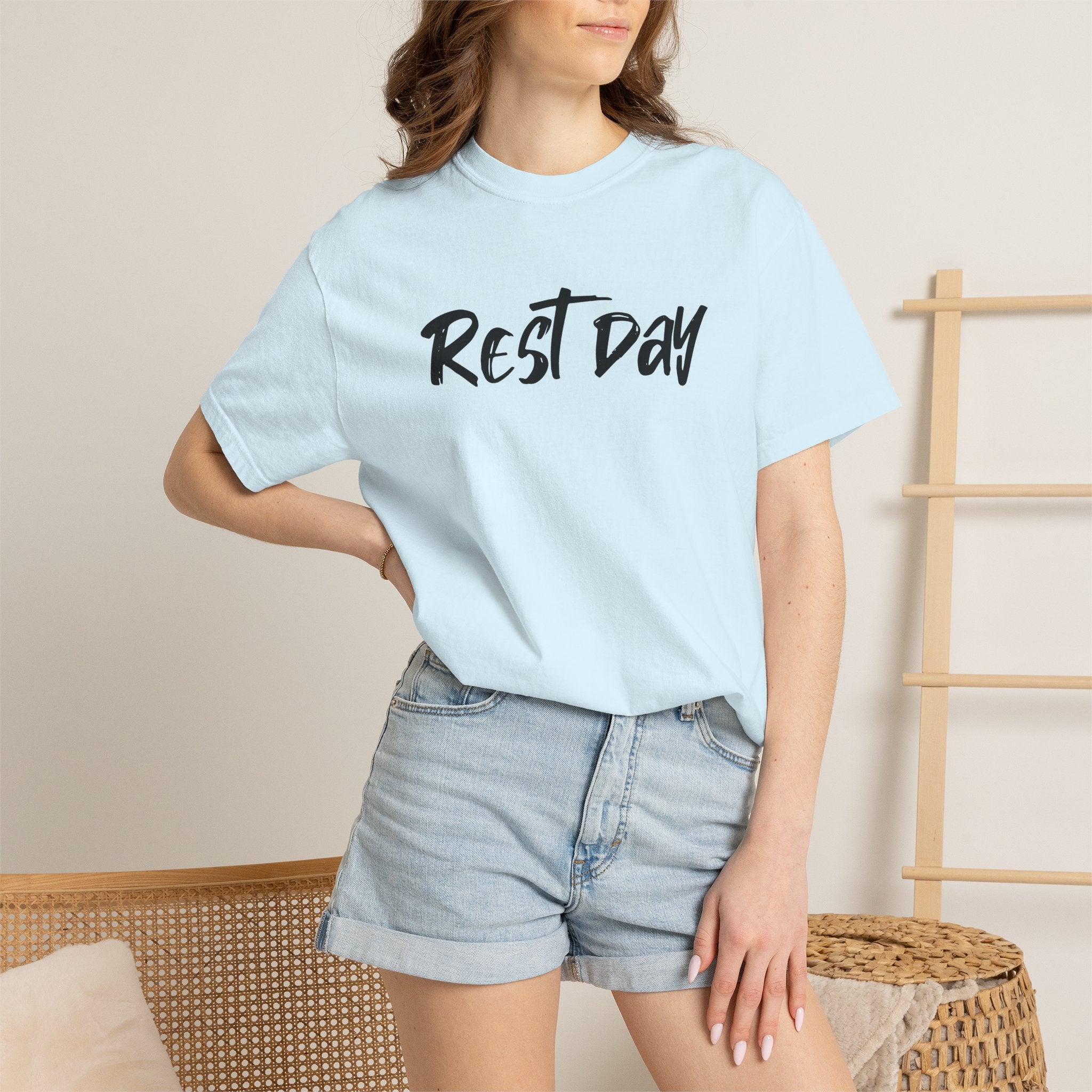 REST DAY T-Shirt | Gym Recovery Tee | Lazy Sunday Shirt