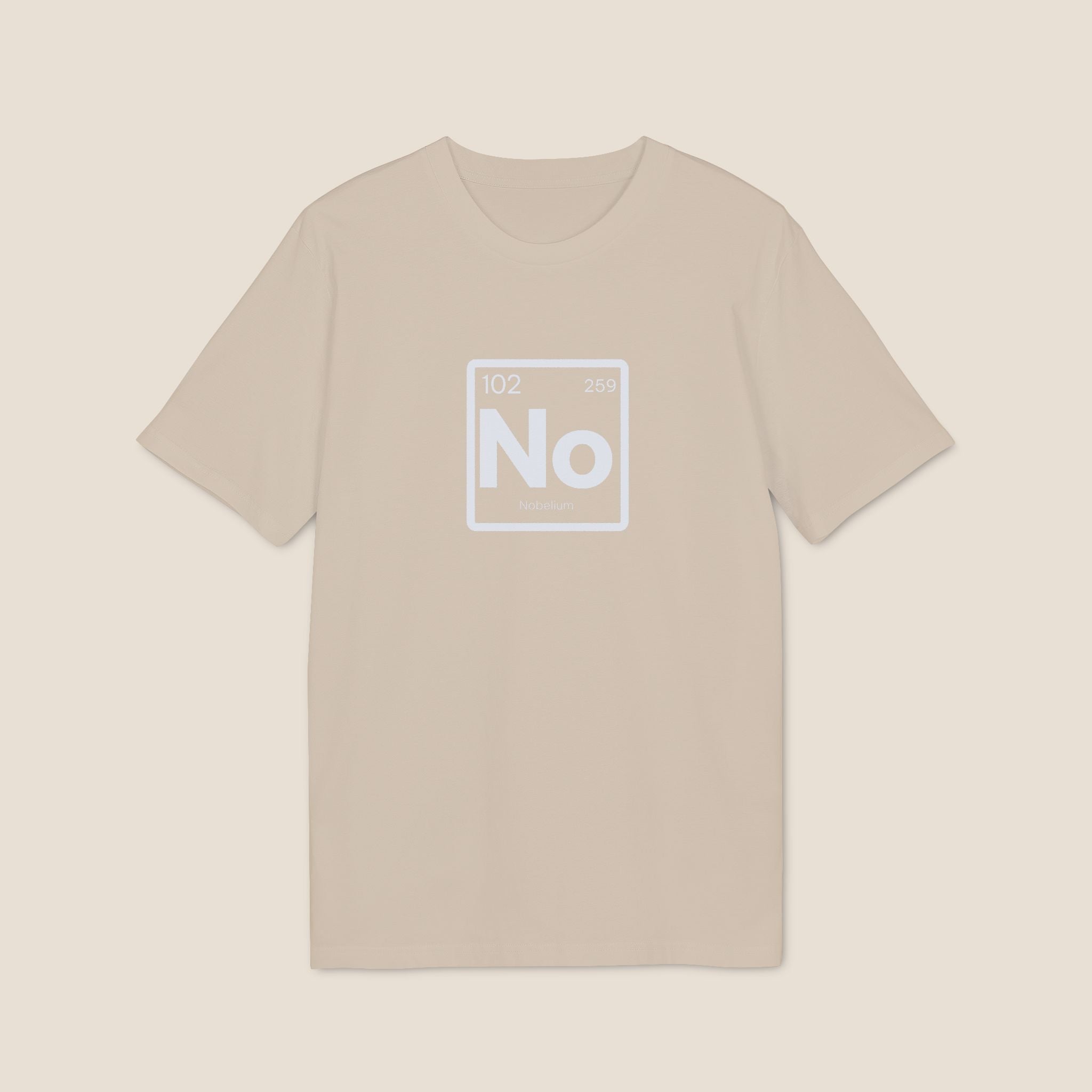 No Element Tee | Periodic Table Style Graphic T-Shirt | Funny Science Teacher Tee | Sarcastic Introvert Gift