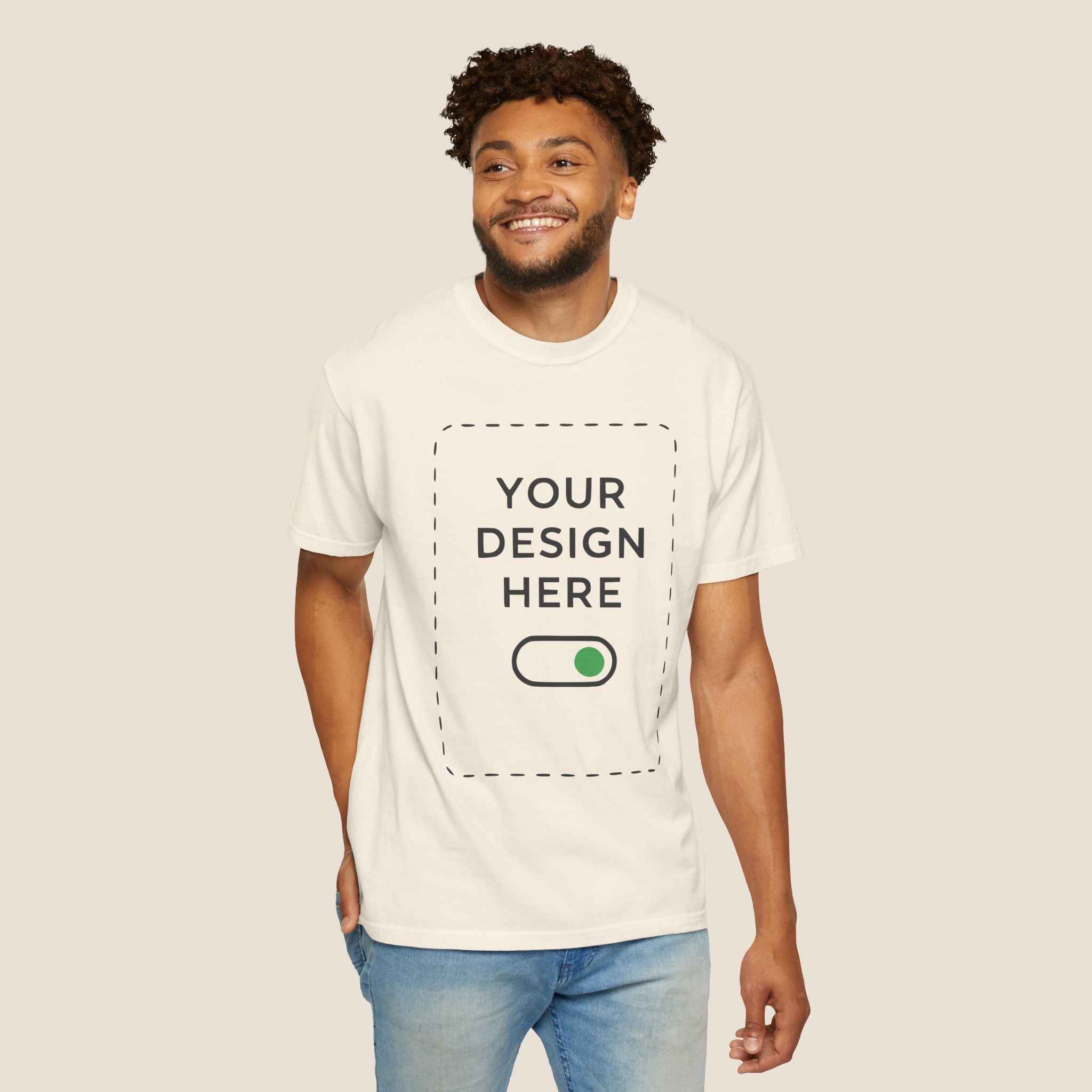 Custom Garment-Dyed T-Shirt — Your Design Here