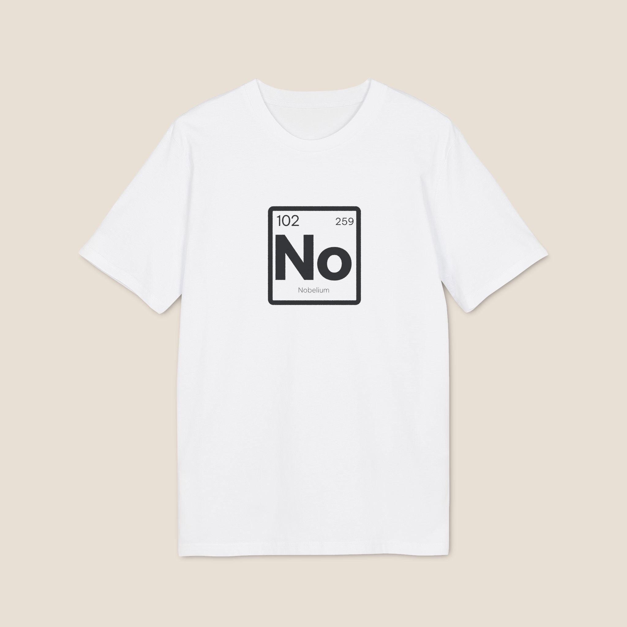 No Element Tee | Periodic Table Style Graphic T-Shirt | Funny Science Teacher Tee | Sarcastic Introvert Gift