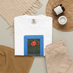 Orange Flamingo Artistic Graphic T-Shirt