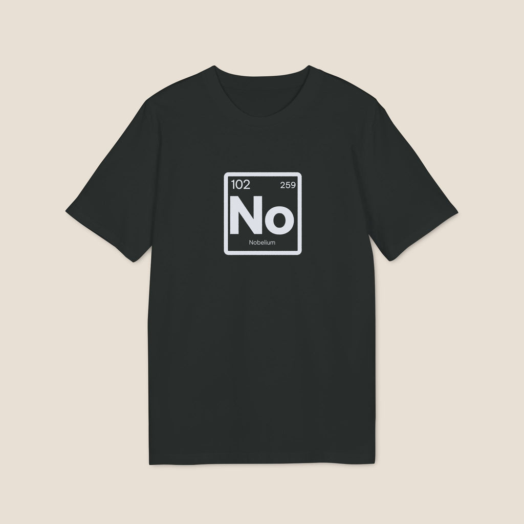 No Element Tee | Periodic Table Style Graphic T-Shirt | Funny Science Teacher Tee | Sarcastic Introvert Gift