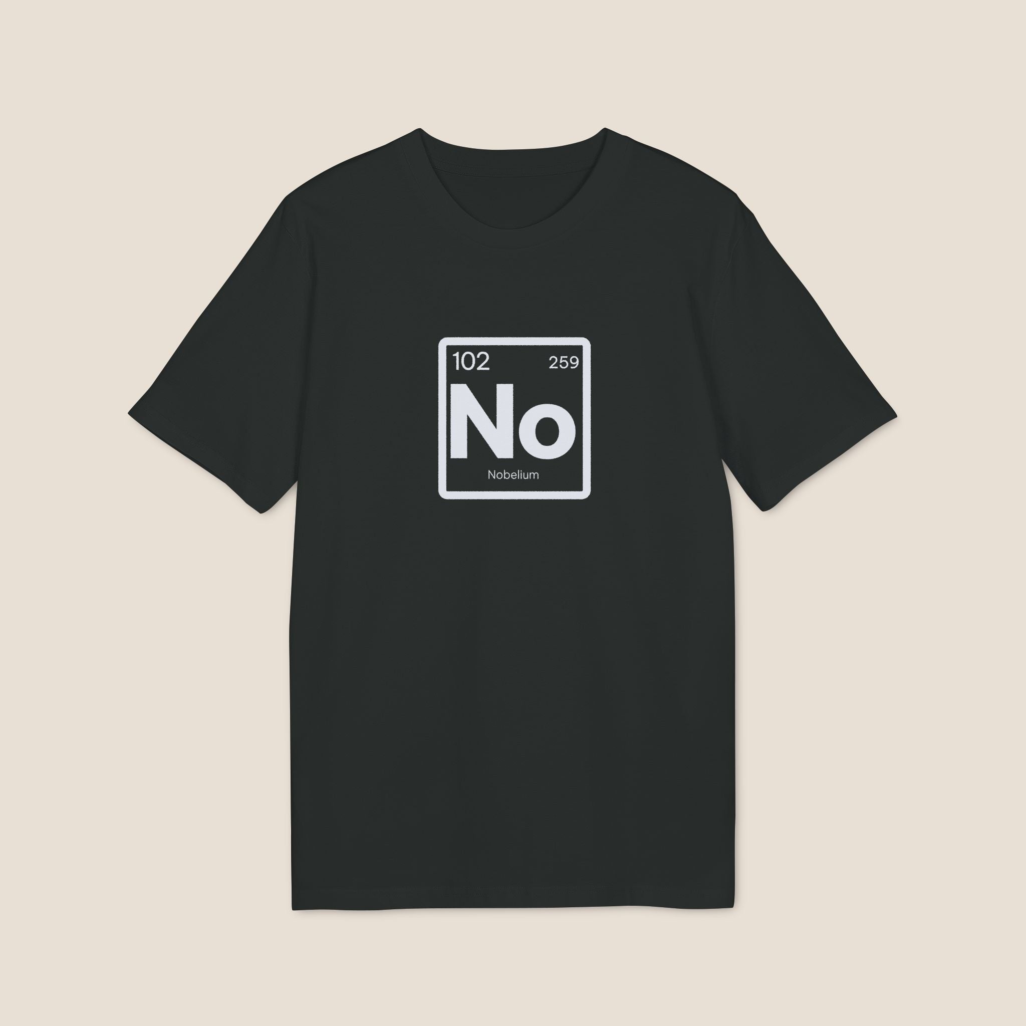 No Element Tee | Periodic Table Style Graphic T-Shirt | Funny Science Teacher Tee | Sarcastic Introvert Gift